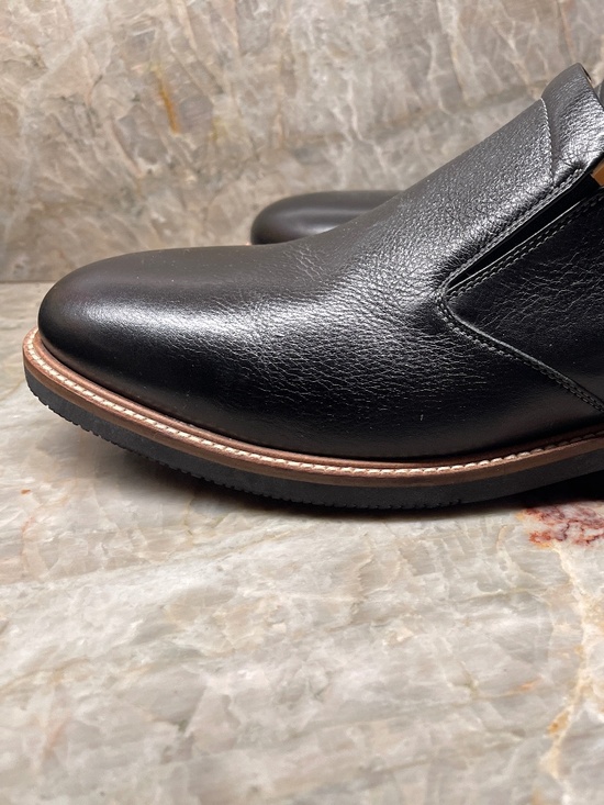 Johnston & Murphy Shoes Barlow Venetian Slip On Black Full Grain  Sz 11.5 M main image 7